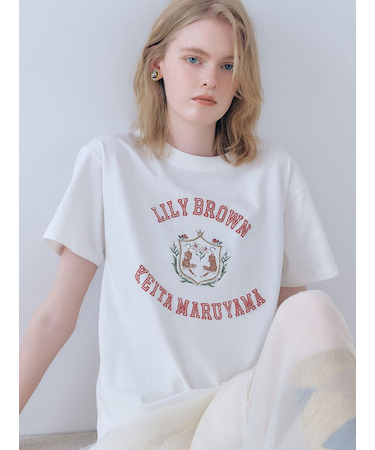 【LILY BROWN×KEITA MARUYAMA】バリエーショングラフィックTシャツ