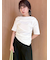 ドレープオフショルカットソー