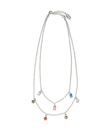 カラフルストーンネックレス