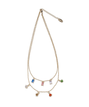 カラフルストーンネックレス