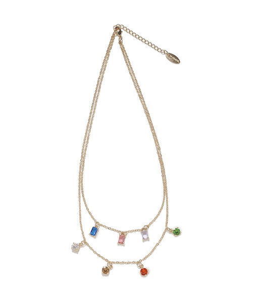 カラフルストーンネックレス