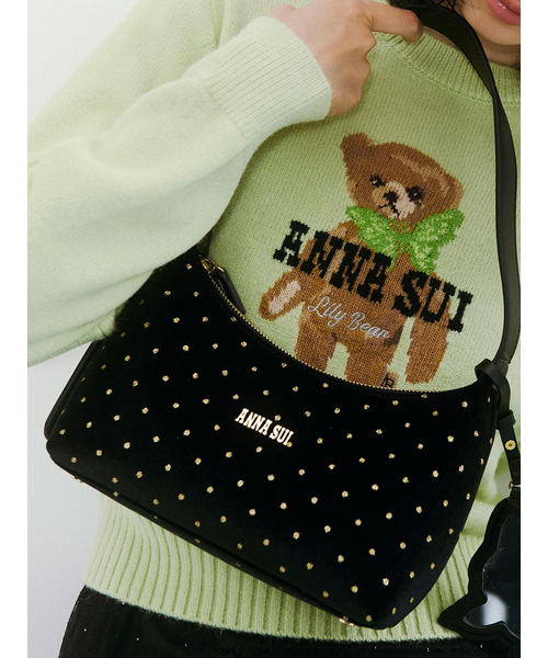 M*K様 新品タグ付き【LILY BROWN × ANNA SUI】フレアミニワ LILY BROWN × ANNA SUI】フレアミニワンピース(ミニワンピース