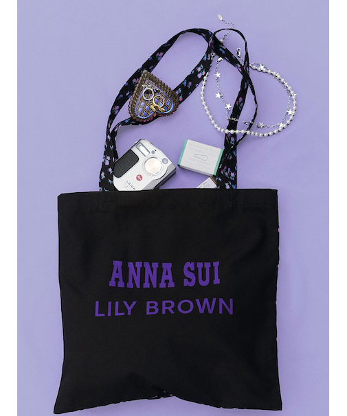 【LILY BROWN ×ANNA SUI】ロゴトートバック