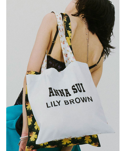 【LILY BROWN ×ANNA SUI】ロゴトートバック