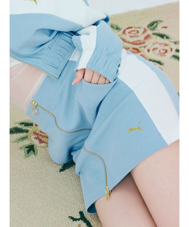【LILY BROWN×PUMA】フロントジップミニスカート