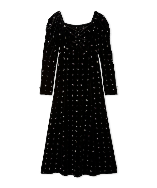 デコルテタックフロッキーチュールトップス｜フレイアイディーの通販