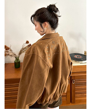 【LILY BROWN ×ANNA SUI】バタフライスタッズブルゾン