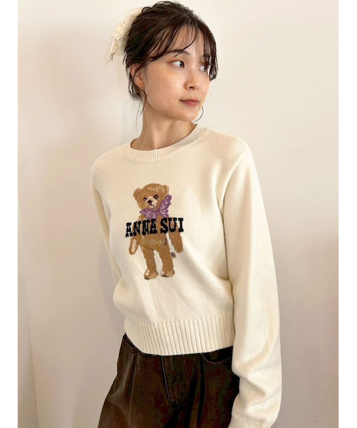 【LILY BROWN ×ANNA SUI】バタフライLily Bearニット