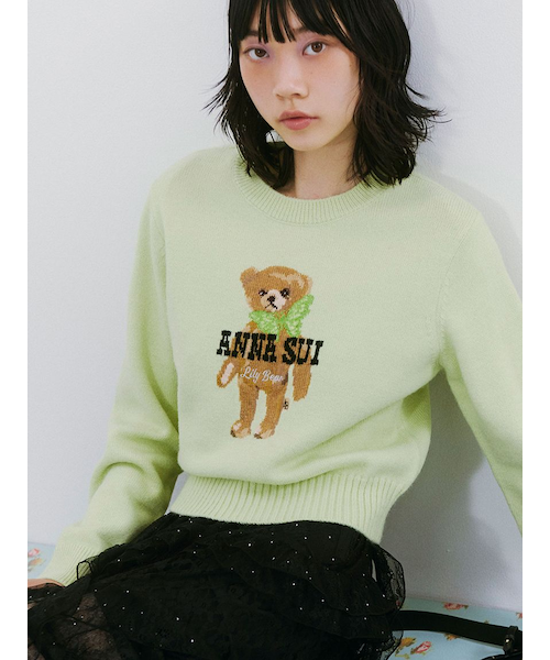 【新品】リリー ブラウン　バタフライLily Bearニット LILY BROWN ×ANNA SUI】バタフライLily Bearニット｜リリーブラウンの