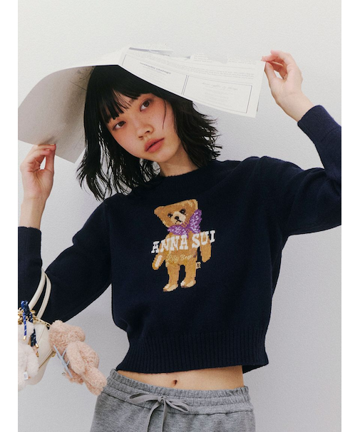 【LILY BROWN ×ANNA SUI】バタフライLily Bearニット