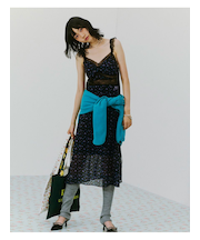 【LILY BROWN Lingerie×ANNA SUI】カップ付きキャミワンピース
