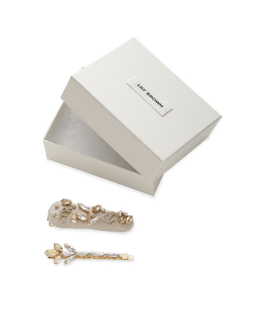 Lilywingビジューヘアピンセット(Hearts2Hearts着用)