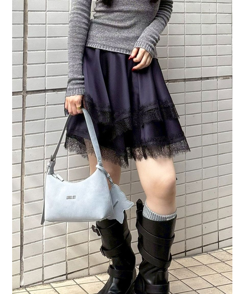 ヴィンテージサテンミニスカート(Hearts2Hearts着用)