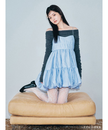 ジャカードミニワンピース【Hearts2Hearts着用】