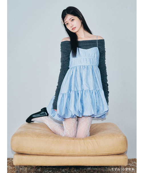 ジャカードミニワンピース【Hearts2Hearts着用】