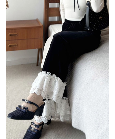 バリエーションフリルパンツ