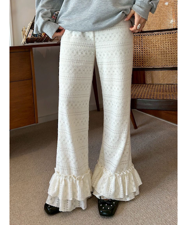 バリエーションフリルパンツ