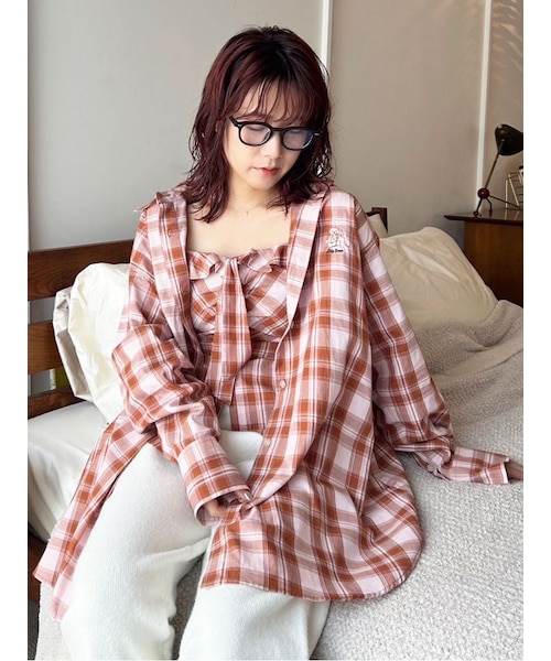 WEB限定 / 追加3》PEレースフレンチスリーブシャツ｜スピックアンド