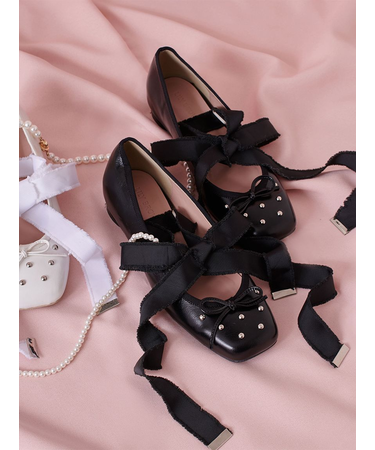 レースアップバレエシューズ【Hearts2Hearts着用】