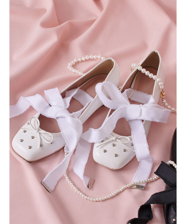 レースアップバレエシューズ【Hearts2Hearts着用】