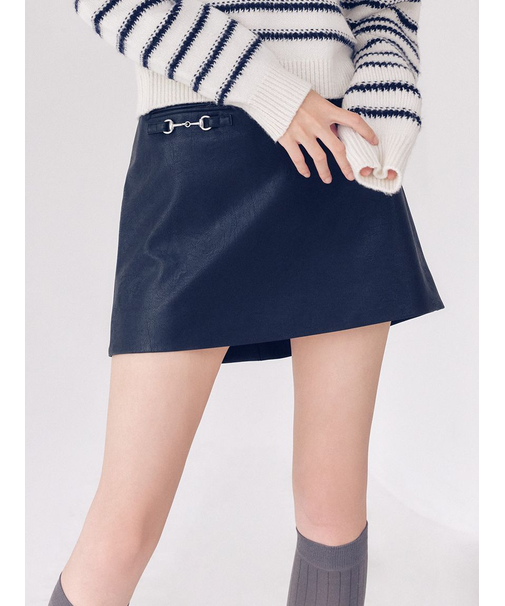 フロントビットデザインミニスカート【Hearts2Hearts着用】