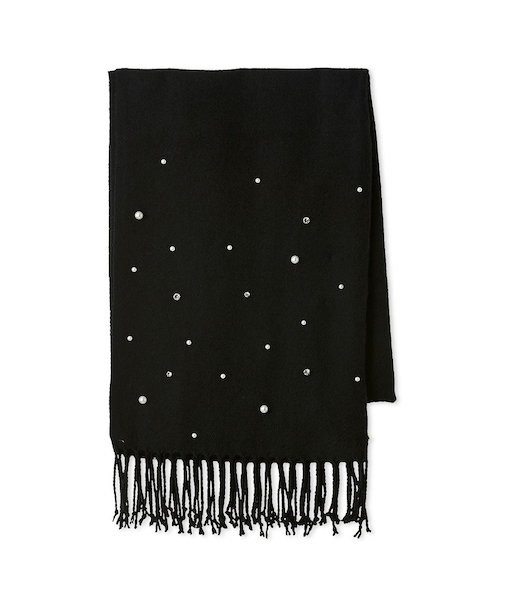 [L.B CANDY STOCK]パールビジュー付きストール