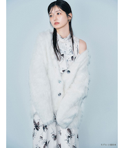 シャギーニットカーディガン