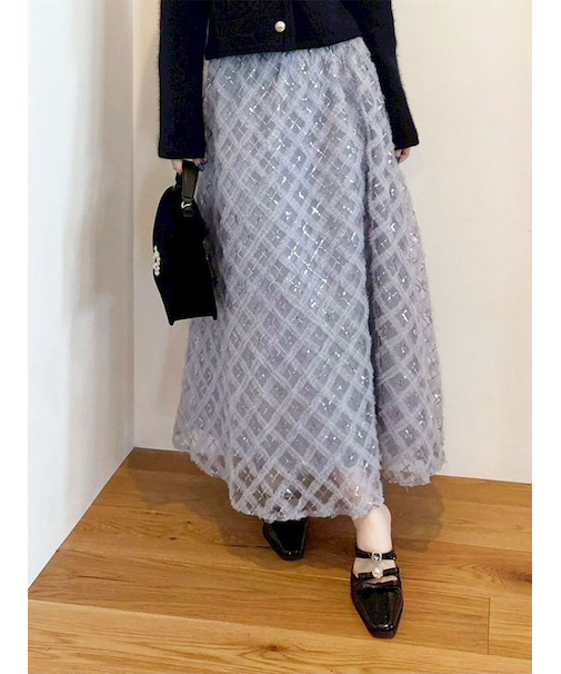 クロスチュールボリュームスカート