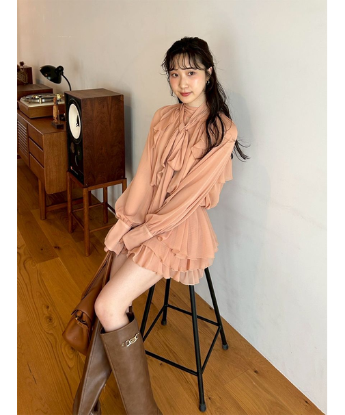 ドレープフリルセットアップ