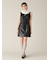 [L.B CANDY STOCK]フリルカラー付き2wayミニワンピース【Hearts2Hearts着用】