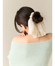 ハーフフリルシュシュ