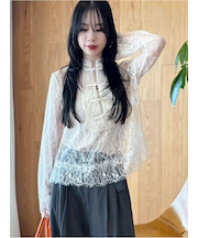 レースチャイナブラウス