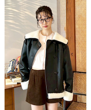 ビックカラーボアジャケット