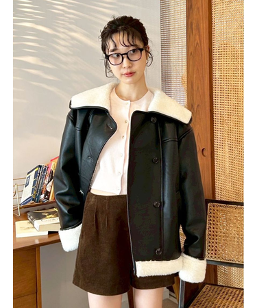 ビックカラーボアジャケット