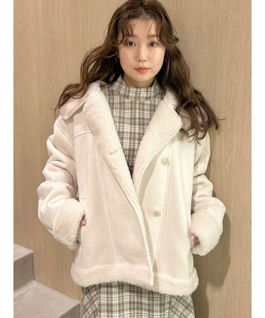 ビックカラーボアジャケット