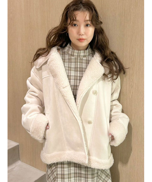 ビックカラーボアジャケット