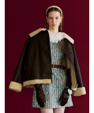 ビックカラーボアジャケット