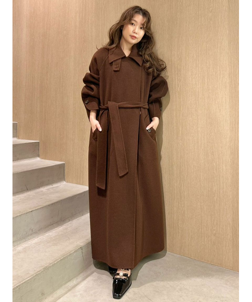 ステンカラーリバーコート