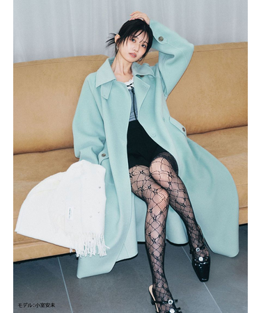 ステンカラーリバーコート