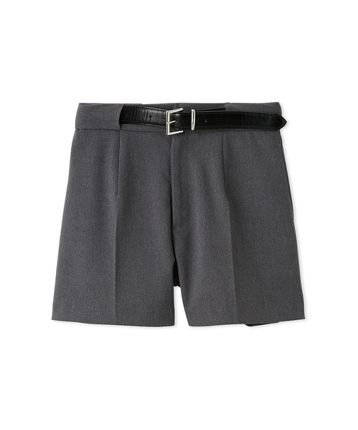 ベルト付きショートパンツ