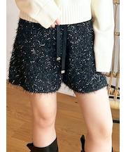 ニットショートパンツ
