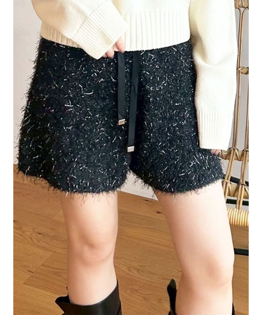 ニットショートパンツ