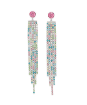 ビジューロングピアス