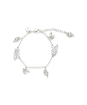 Lilywingビジューフラワーブレスレット