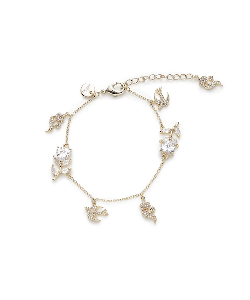 Lilywingビジューフラワーブレスレット