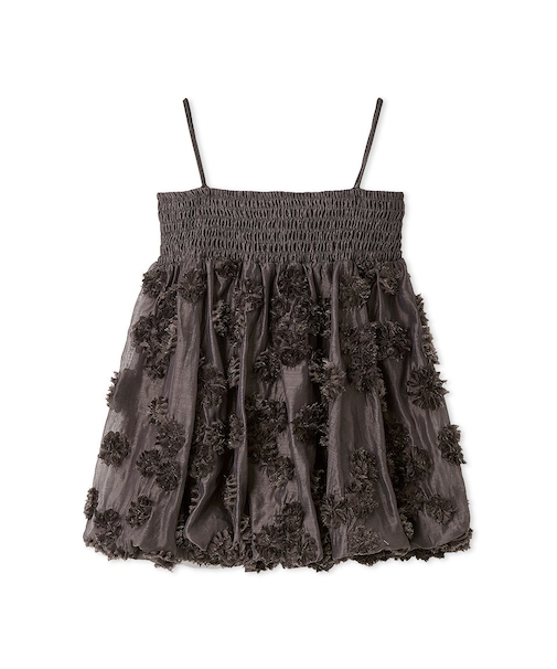 フリンジフラワーマルチウェイチュニック