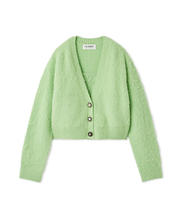 [L.B CANDY STOCK]アンサンブルビジューニット