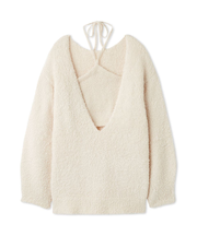 カーリーモヘアビスチェセットチュニック