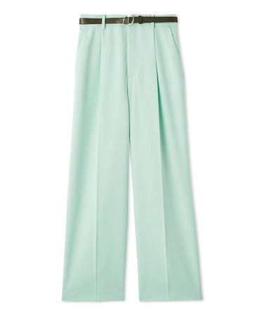 ベルト付きバックスリットパンツ