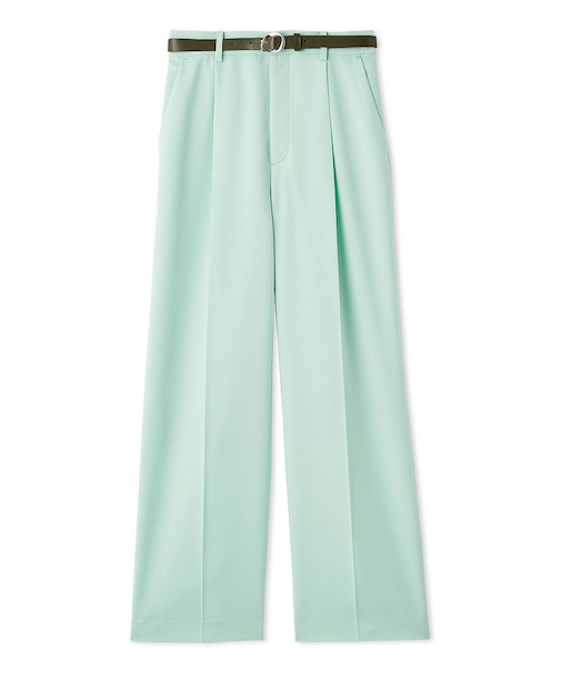 ベルト付きバックスリットパンツ